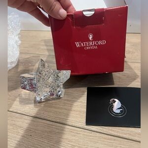 🌟Waterford Crystal Standing Star Paperweight Discontinued